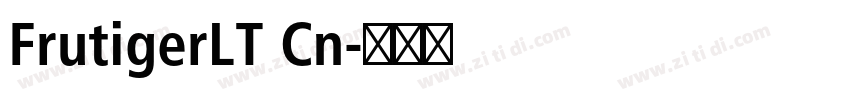 FrutigerLT Cn字体转换
